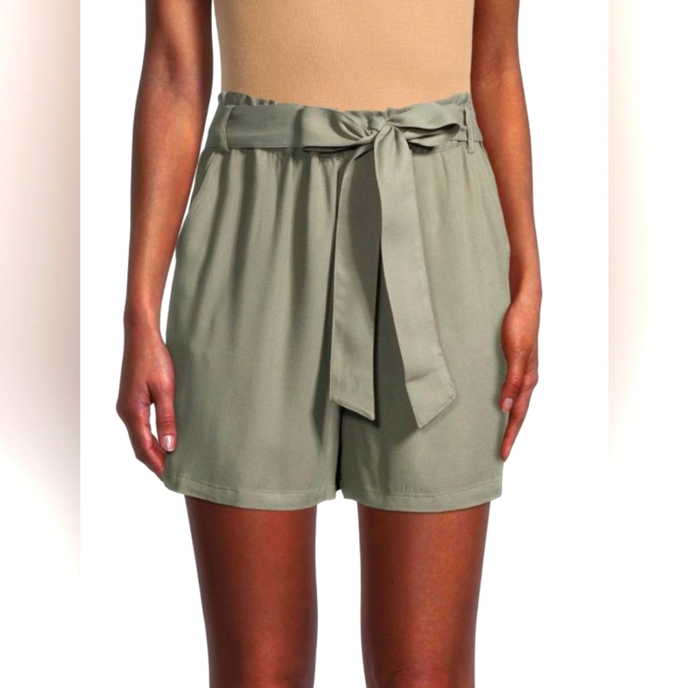 BB DAKOTA by Steve Madden Shorts, 100% Rayon, M, Olive, NWT